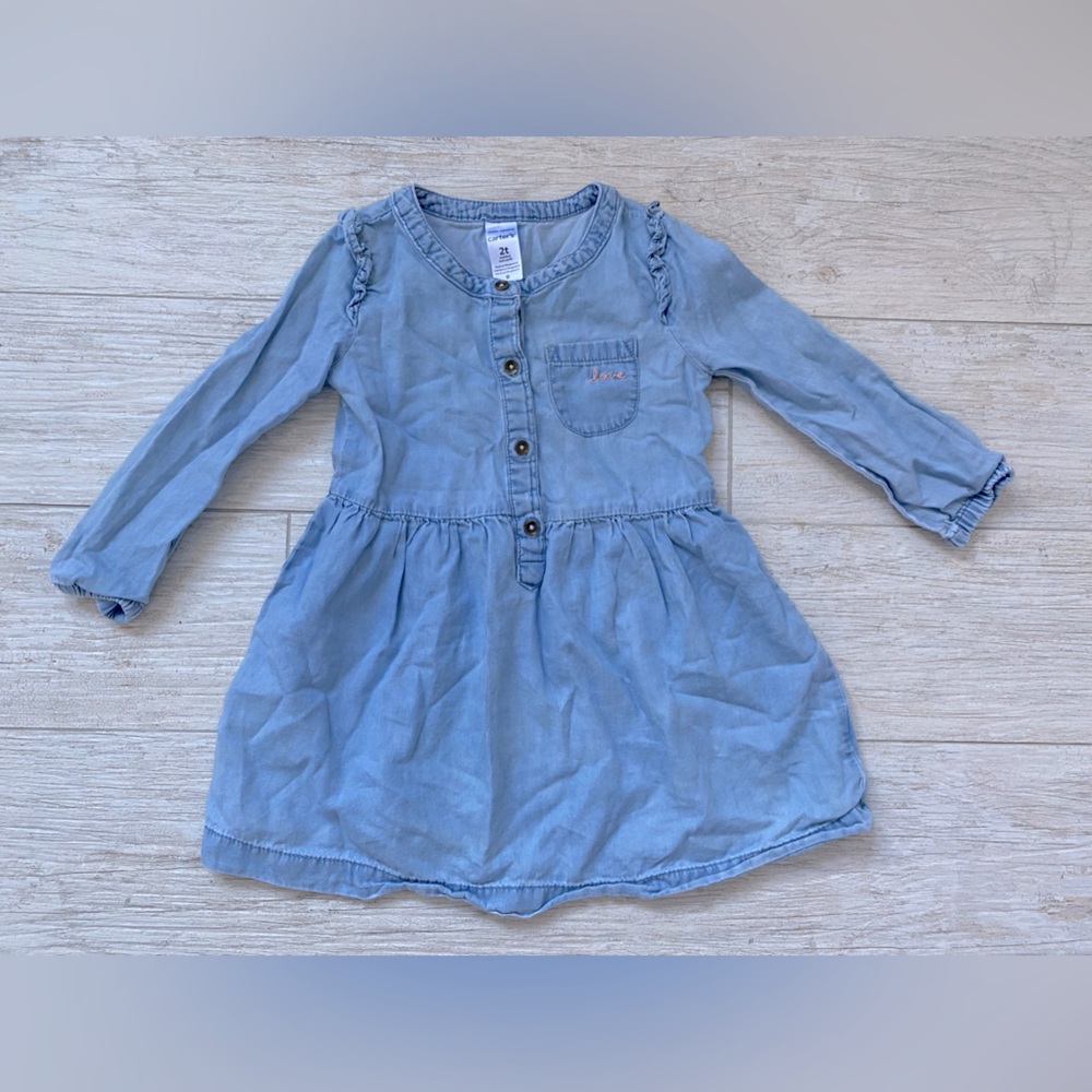 Carters 2T denim dress
